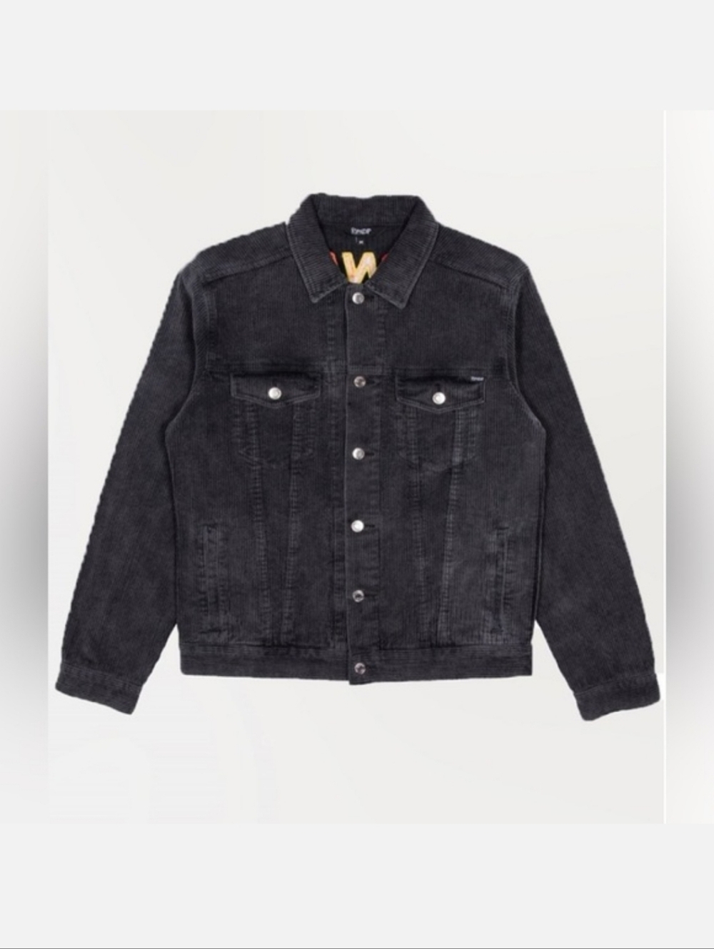 RIPNDIP Prisma Corduroy Jacket In Washed BLack SZ M - Picture 2 of 15